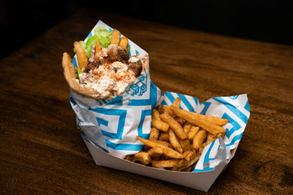 Baby Gyro and Fries